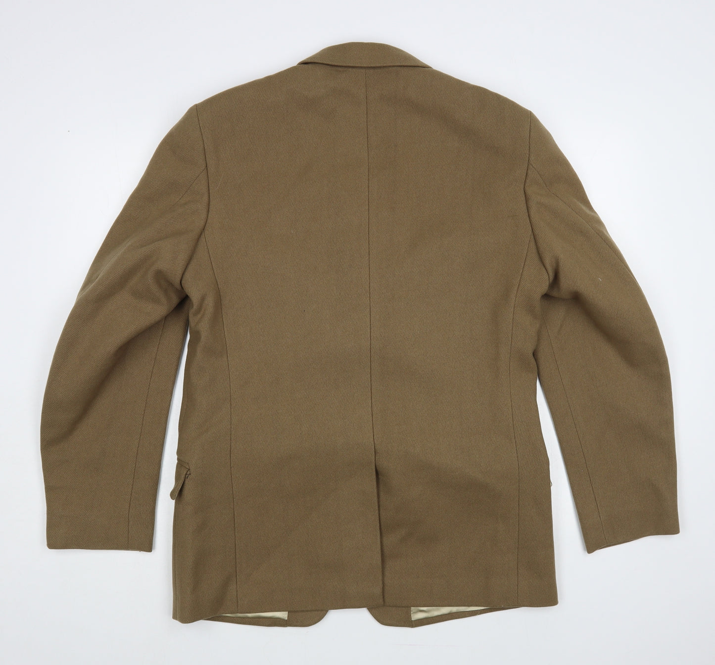 Lamborne Mens Beige Jacket Blazer Size M Button