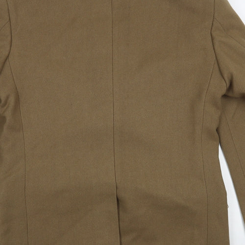 Lamborne Mens Beige Jacket Blazer Size M Button