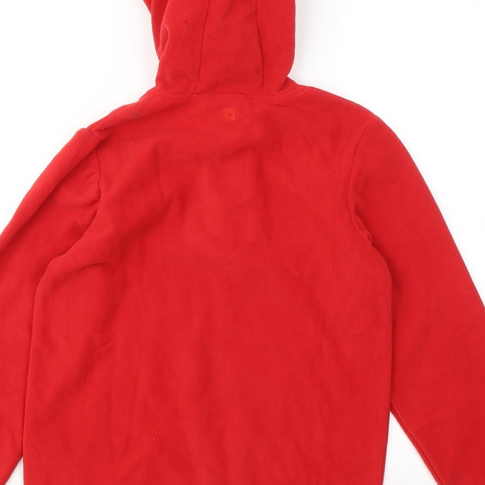 Mountain Warehouse Boys Red Polyester Pullover Hoodie Size 11-12 Years