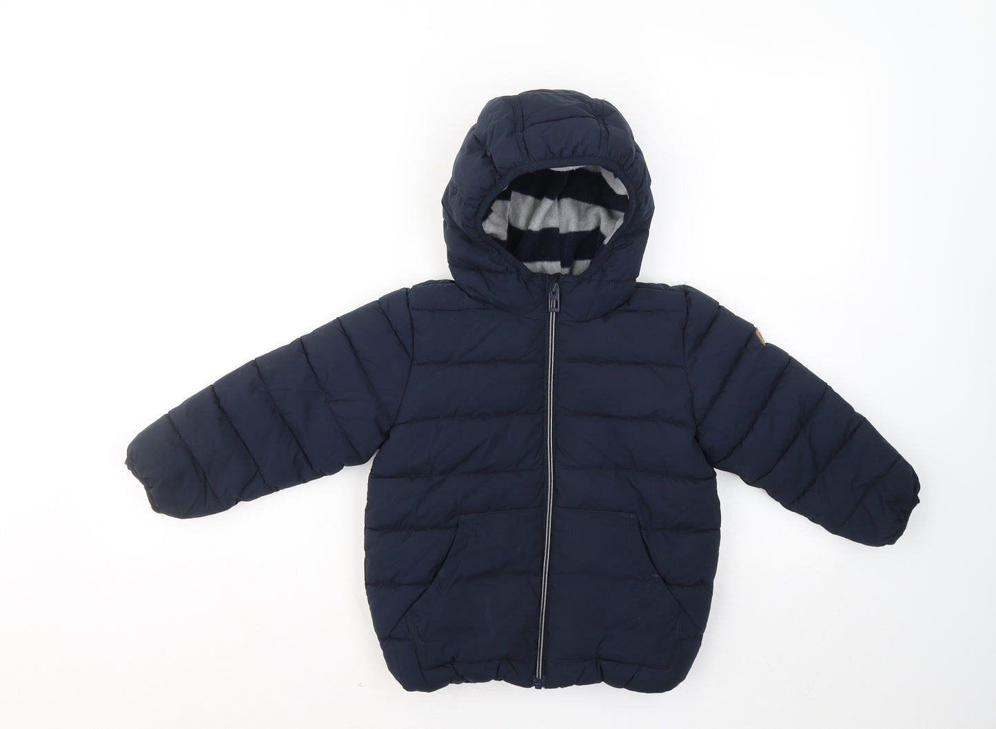 NEXT Boys Blue Puffer Jacket Coat Size 3-4 Years