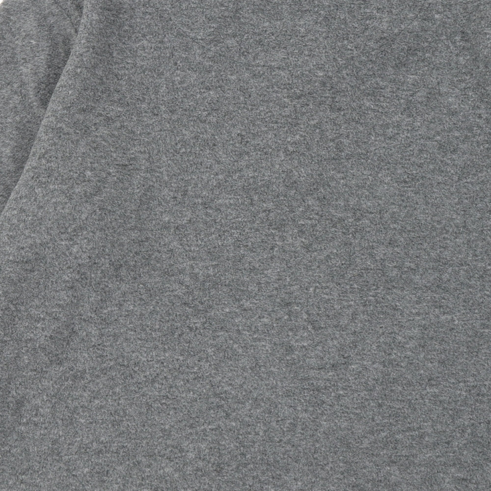 Lounge Mens Grey Round Neck Polyester Pullover Jumper Size M