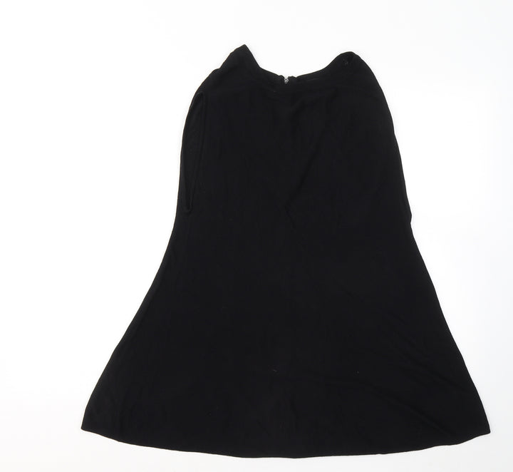 Atmosphere Womens Black Viscose Basic Tank Size 10 Round Neck