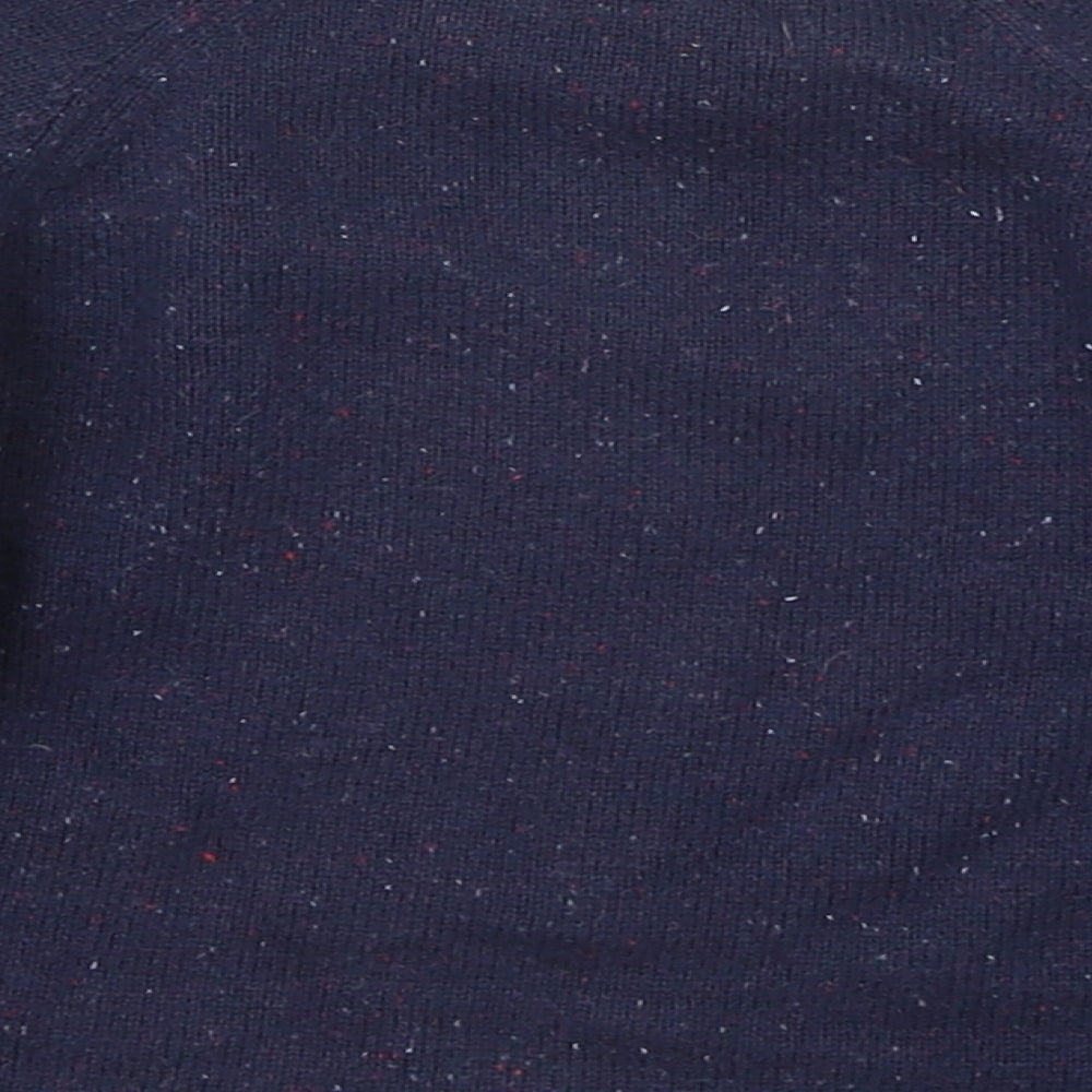 Tutto Piccolo Boys Blue Round Neck Cotton Pullover Jumper Size 4 Years