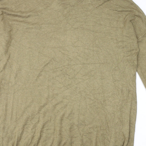 Atmosphere Womens Green Round Neck Viscose Pullover Jumper Size 10