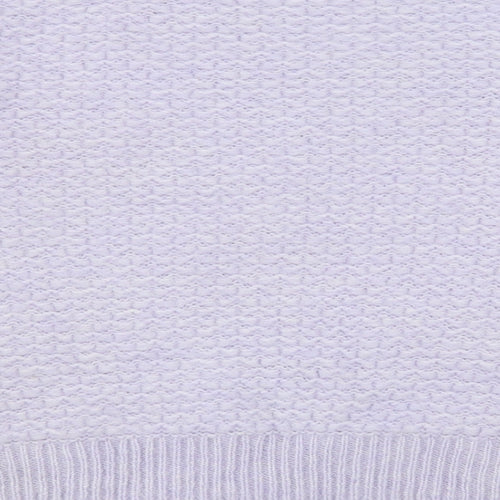 Marks and Spencer Womens Purple Round Neck Acrylic Pullover Jumper Size S