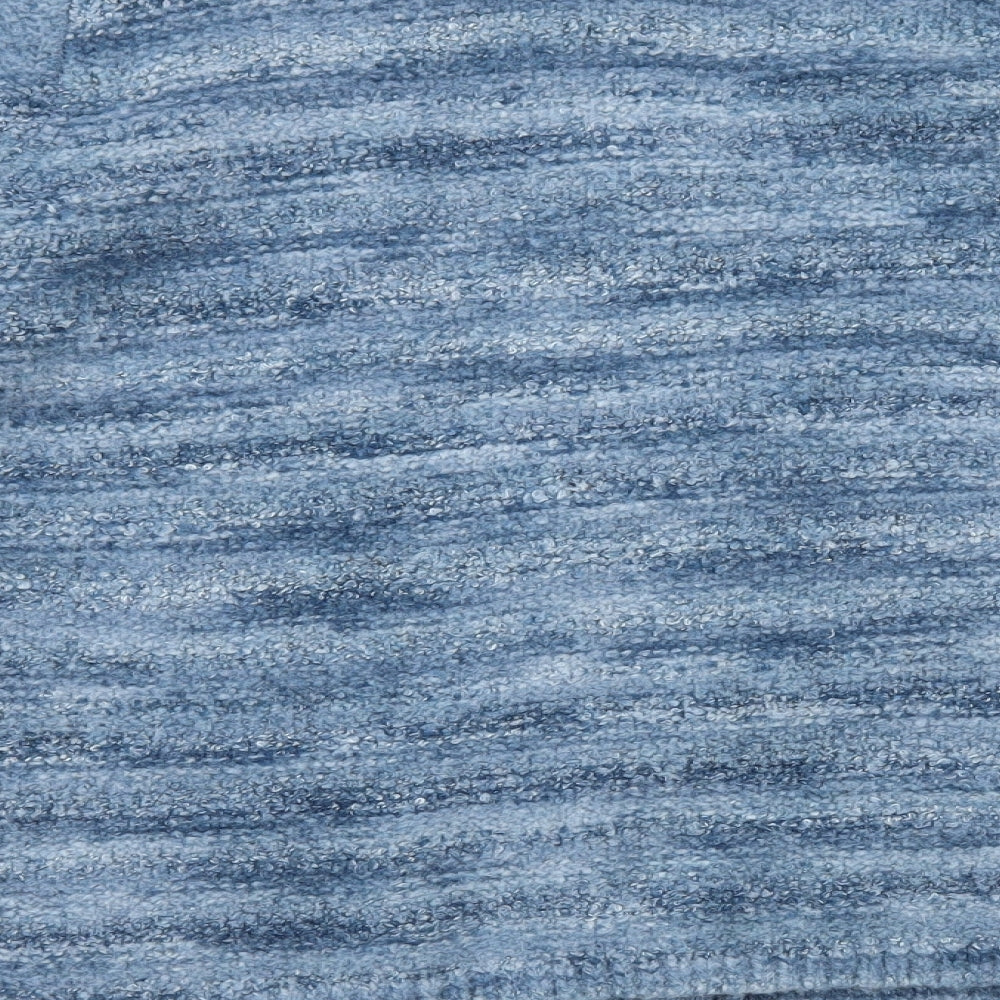 Honor Millburn Womens Blue Round Neck Acrylic Cardigan Jumper Size S