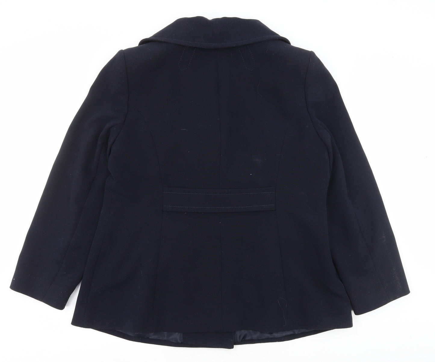 Wallis Womens Blue Jacket Coat Size 18