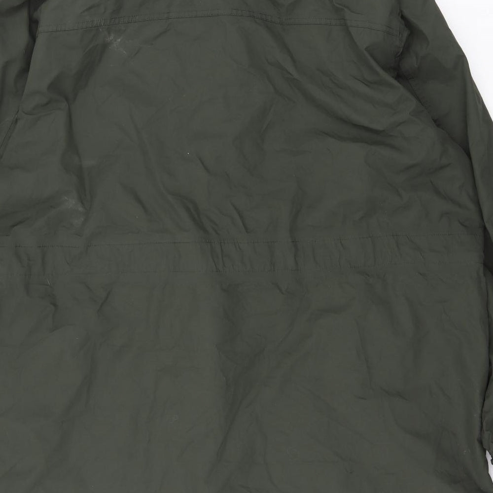 Mountain Warehouse Mens Green Rain Coat Coat Size 3XL