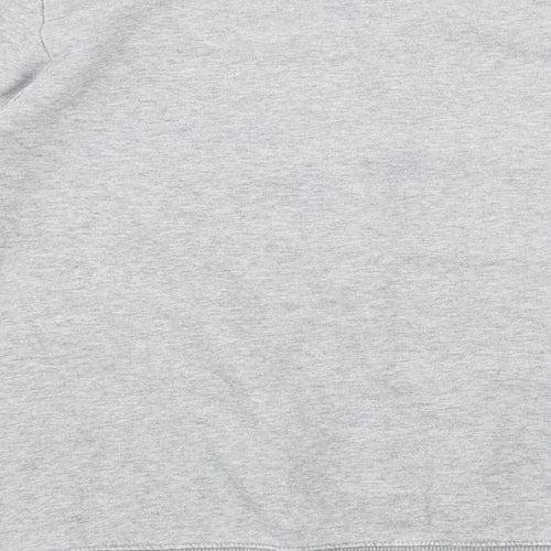 Swell Basics Mens Grey Cotton Pullover Sweatshirt Size S
