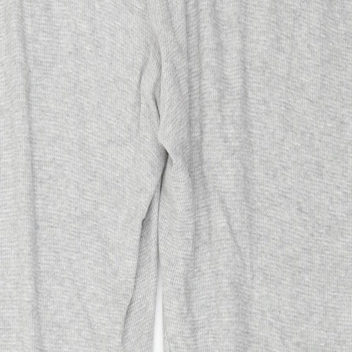F&F Womens Grey Cotton Jogger Trousers Size L L30 in Regular