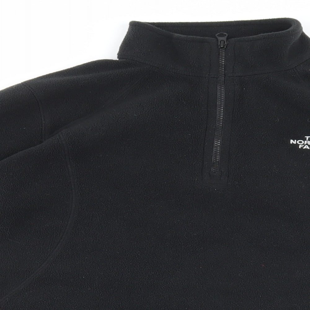 The North Face Womens Black Polyester Henley Hoodie Size S - The fall
