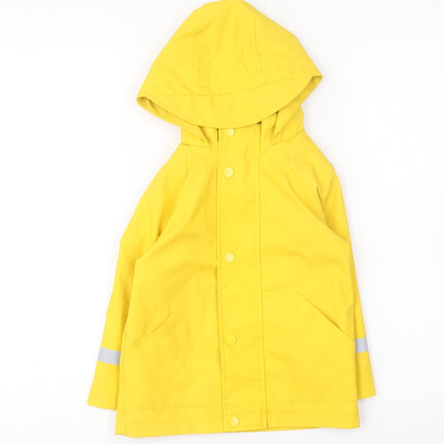 Primark Girls Yellow Rain Coat Coat Size 2-3 Years