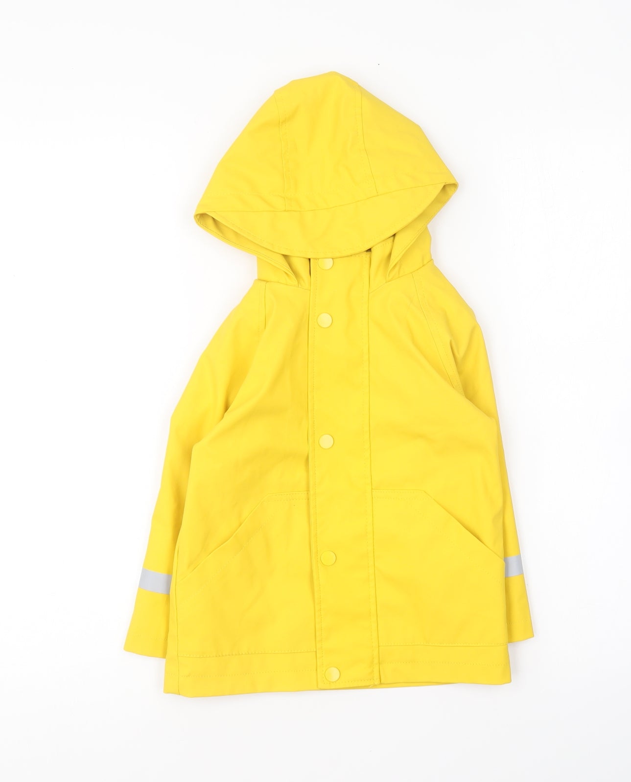 Primark Girls Yellow Rain Coat Coat Size 2-3 Years