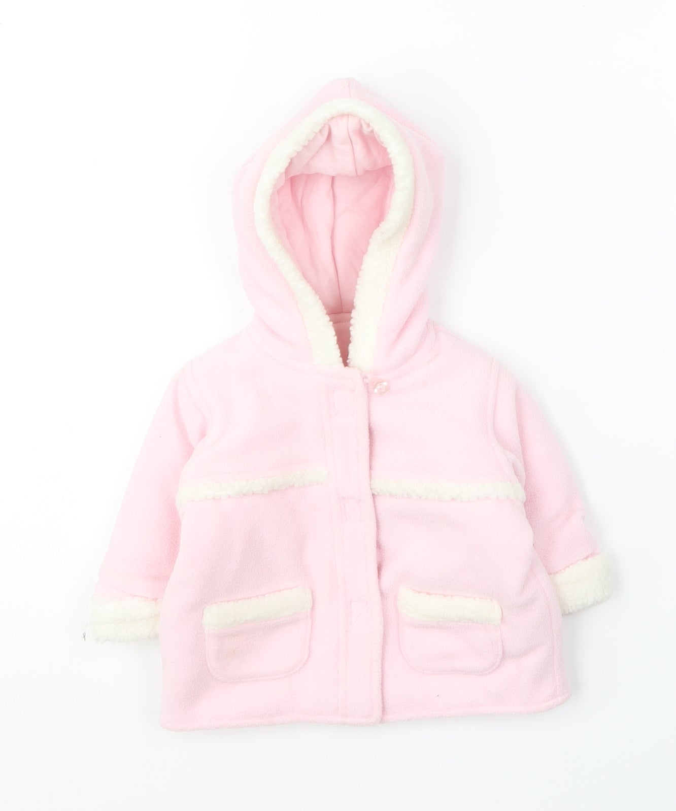 George Girls Pink Jacket Coat Size 0-3 Months