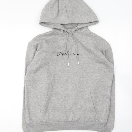 Boohoo Womens Green Polyester Pullover Hoodie Size S