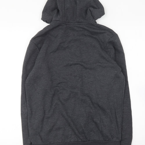 TU Mens Grey Cotton Full Zip Hoodie Size S