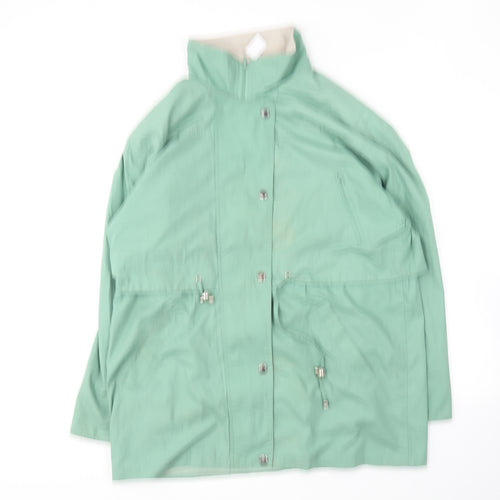 Canda Womens Green Jacket Coat Size 14