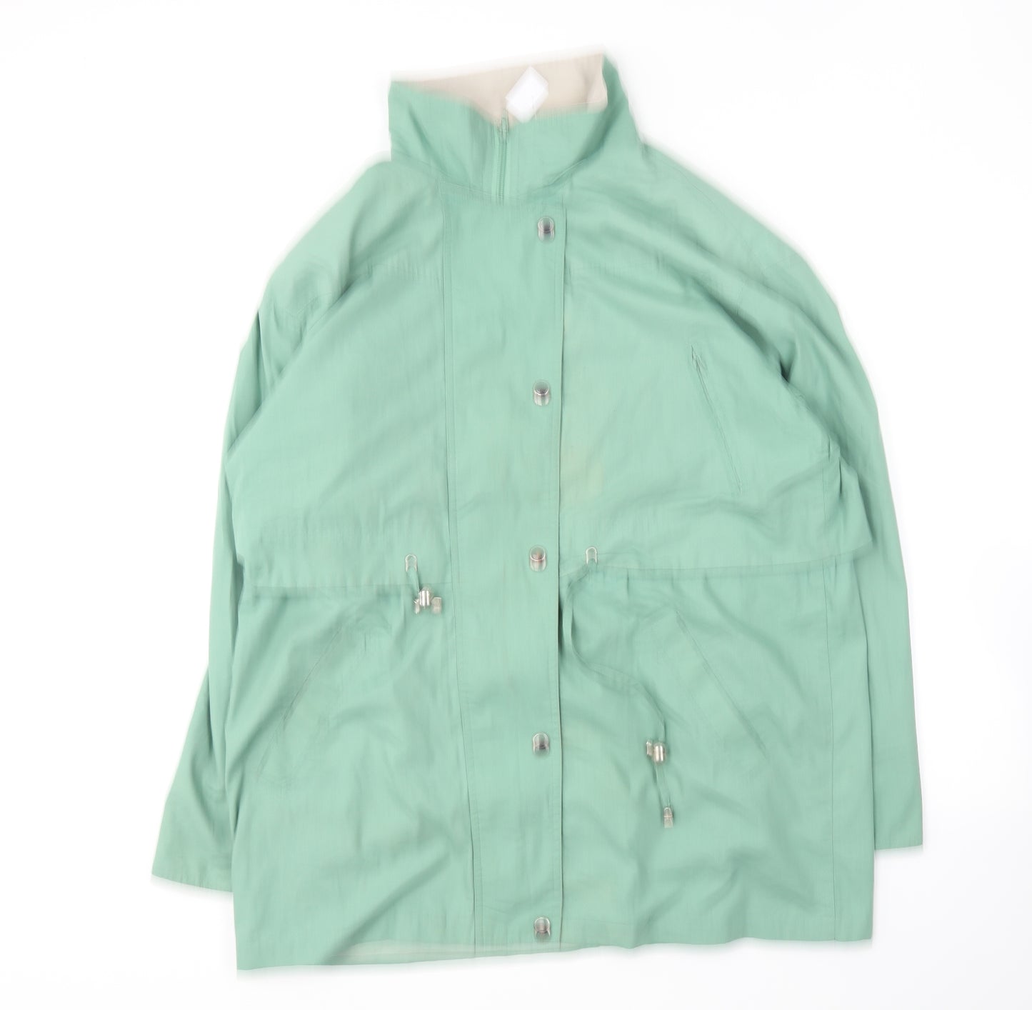 Canda Womens Green Jacket Coat Size 14