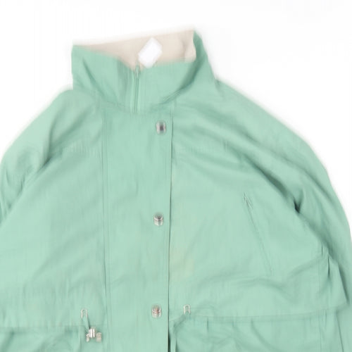 Canda Womens Green Jacket Coat Size 14