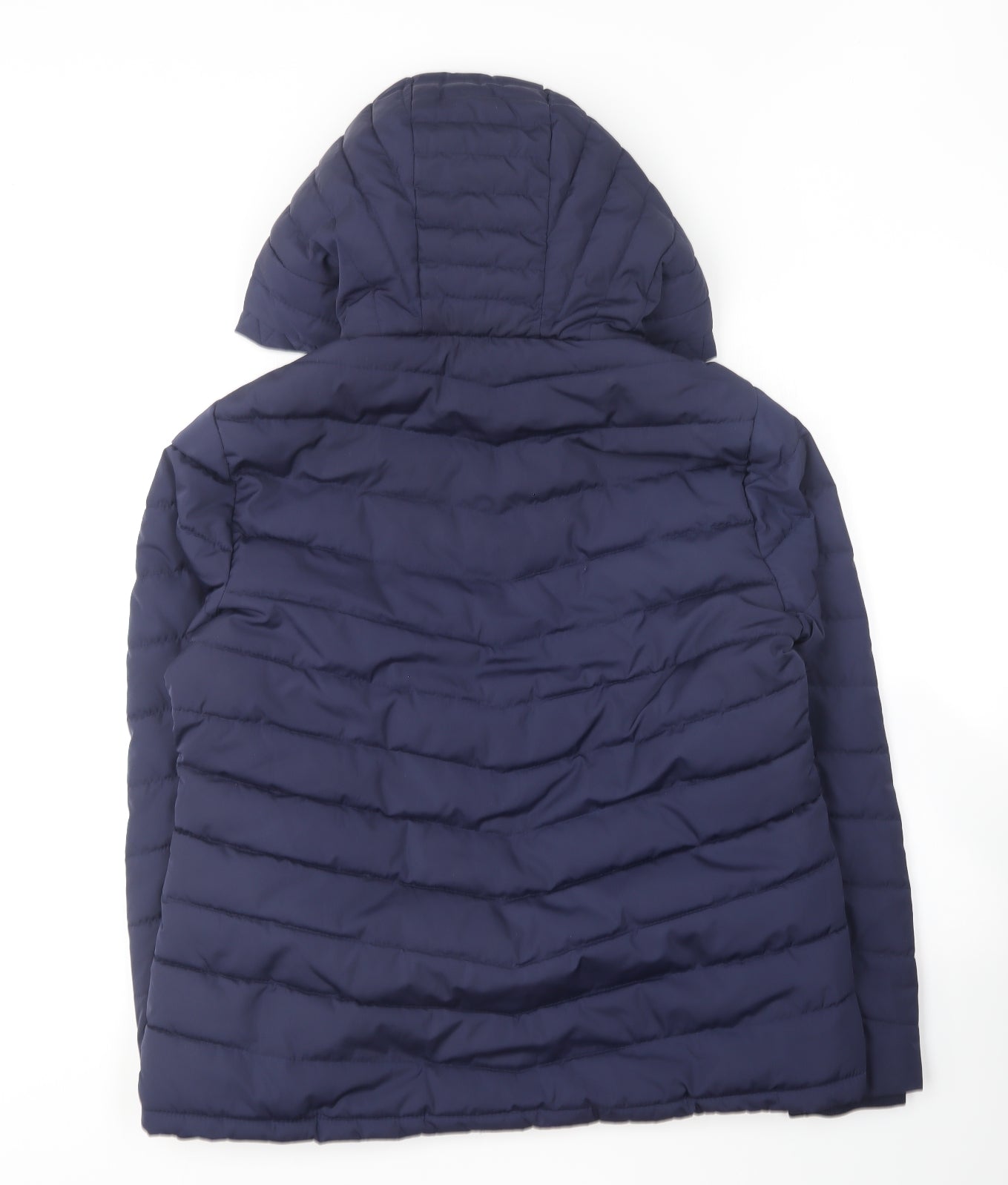 George Womens Blue Puffer Jacket Coat Size 14