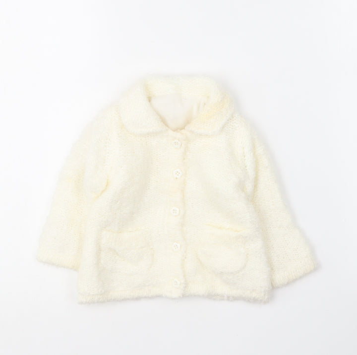 TU Baby Ivory Jacket Size 3-6 Months