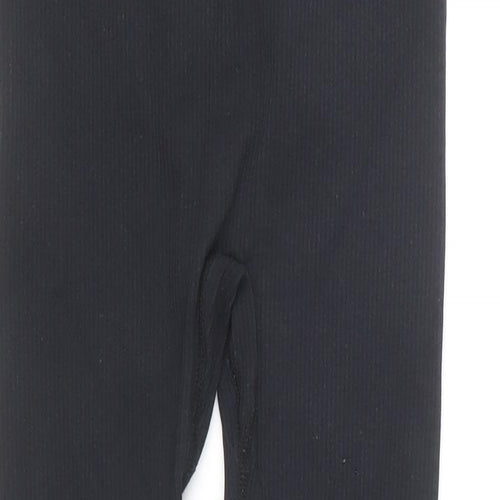 Yu & Me Womens Black Nylon Compression Leggings Size S L24 in Regular