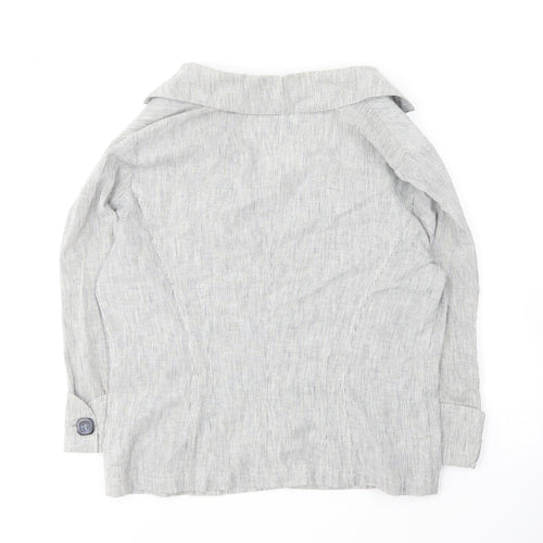 Per Una Womens Grey Jacket Blazer Size 12