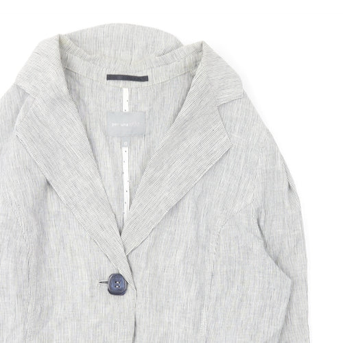 Per Una Womens Grey Jacket Blazer Size 12