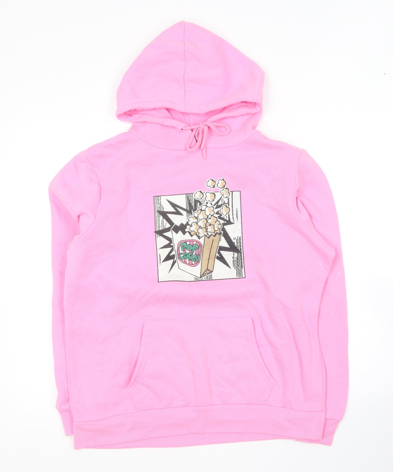 Primark Womens Pink Polyester Pullover Hoodie Size 14