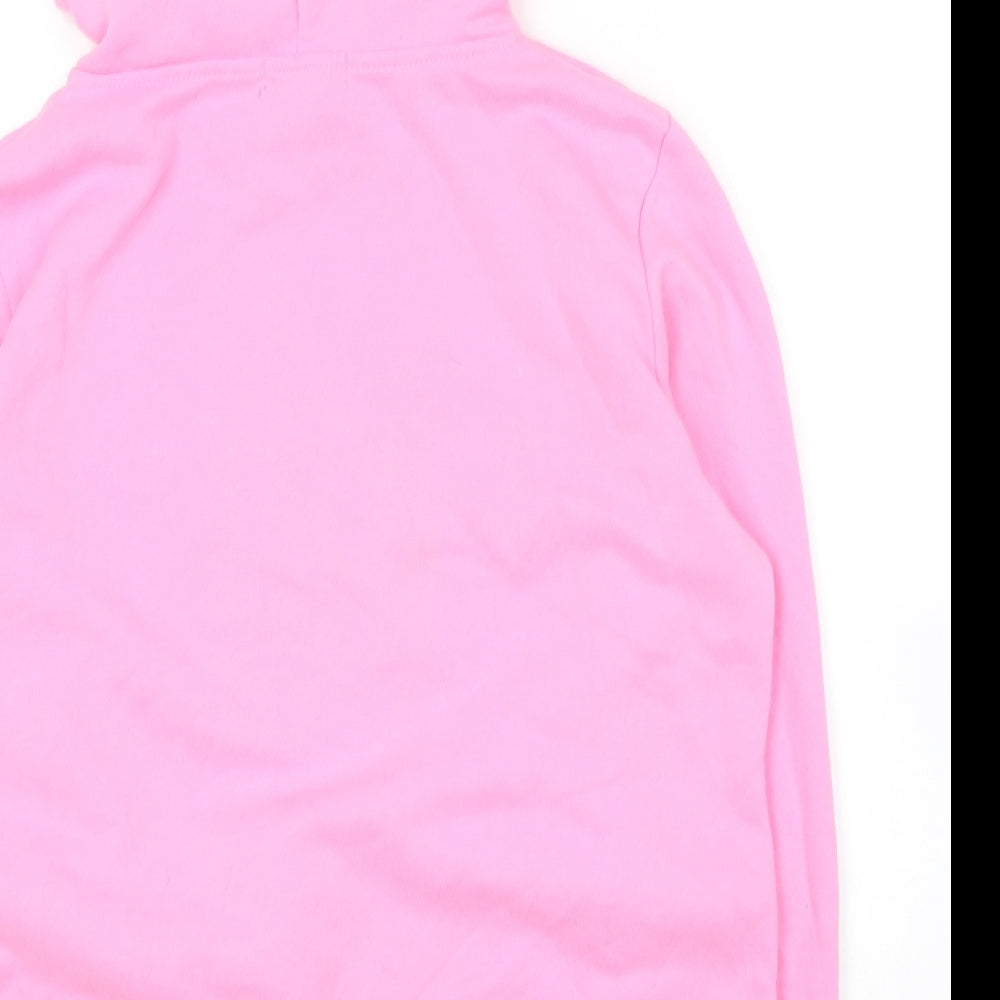 Primark Womens Pink Polyester Pullover Hoodie Size 14