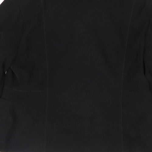 Primark Womens Black Jacket Coatigan Size 14 Zip