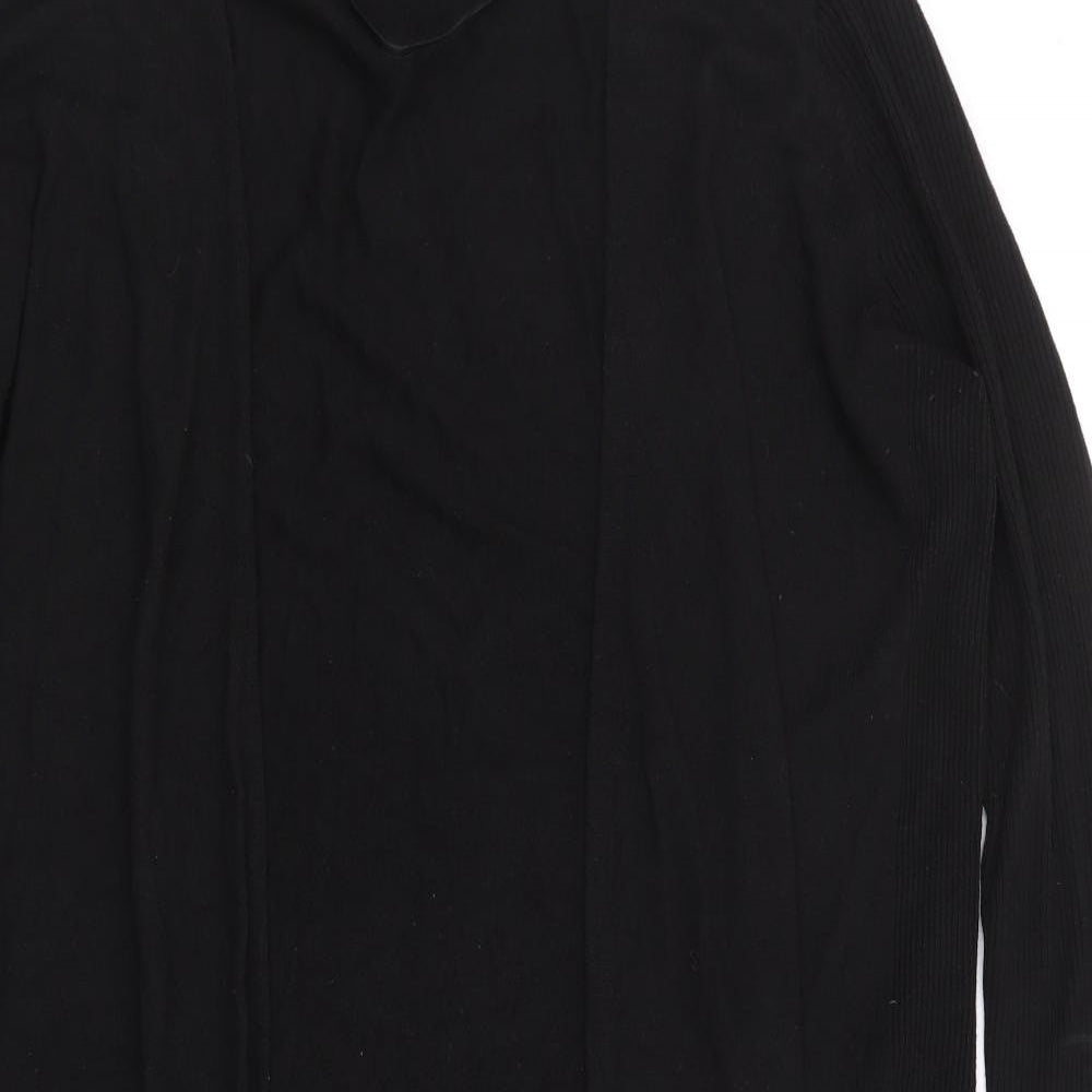 Primark Womens Black V-Neck Viscose Cardigan Jumper Size 16