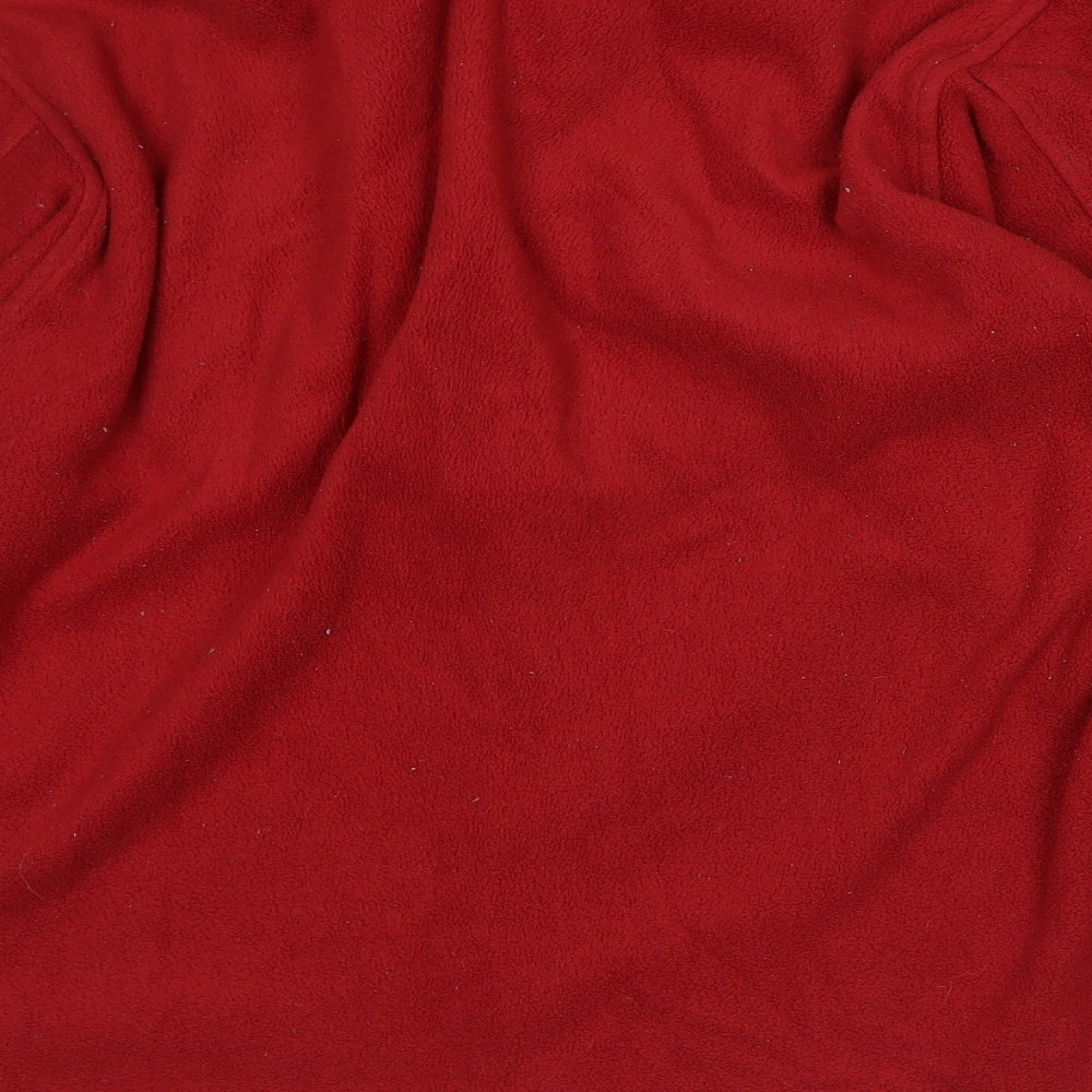 Hawkshead Mens Red Polyester Cardigan Sweatshirt Size XL