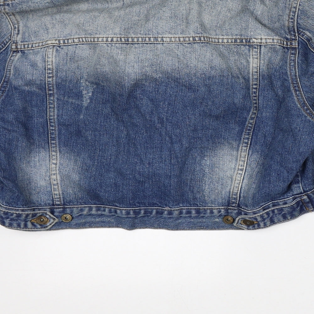 Miss Selfridge Womens Blue Jacket Size 16