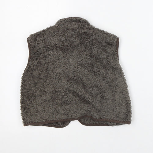 Bella B Boys Green Jacket Size XS - Fluffy Bodywarmer