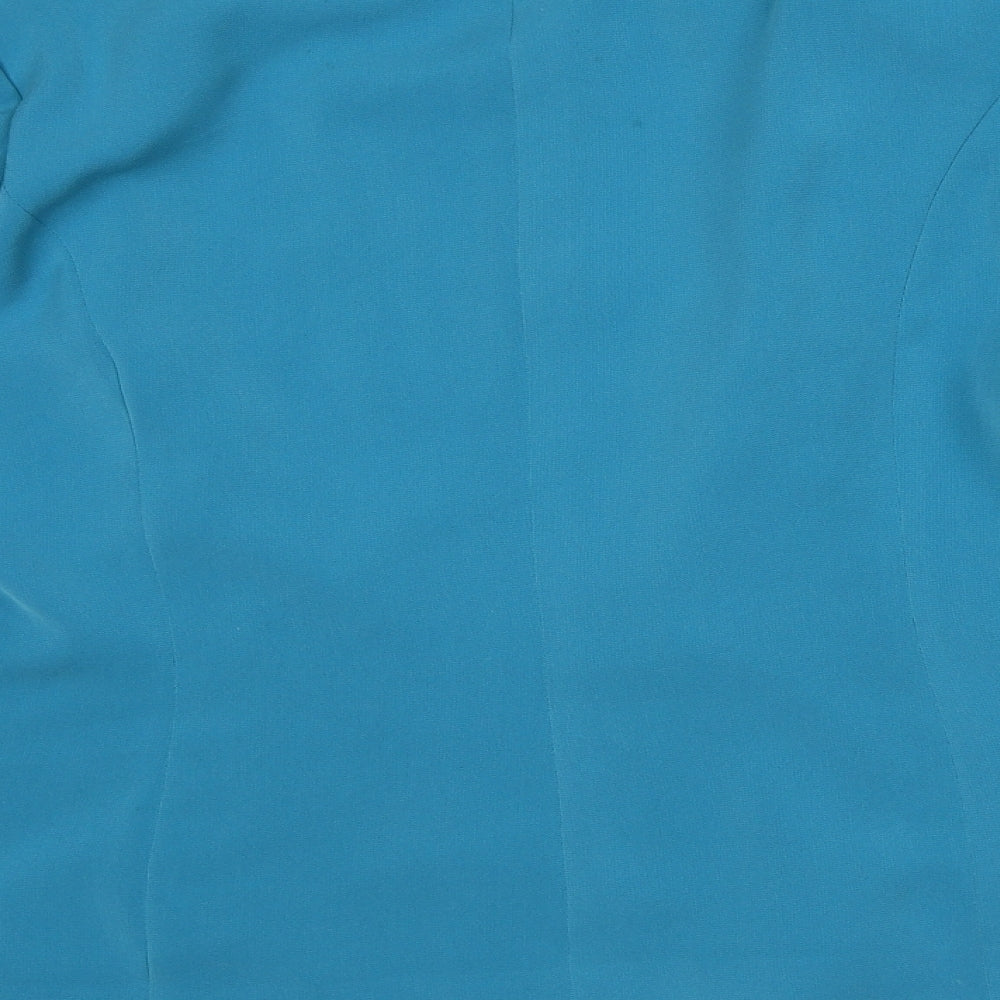 Jacques Vert Womens Blue Jacket Blazer Size 16
