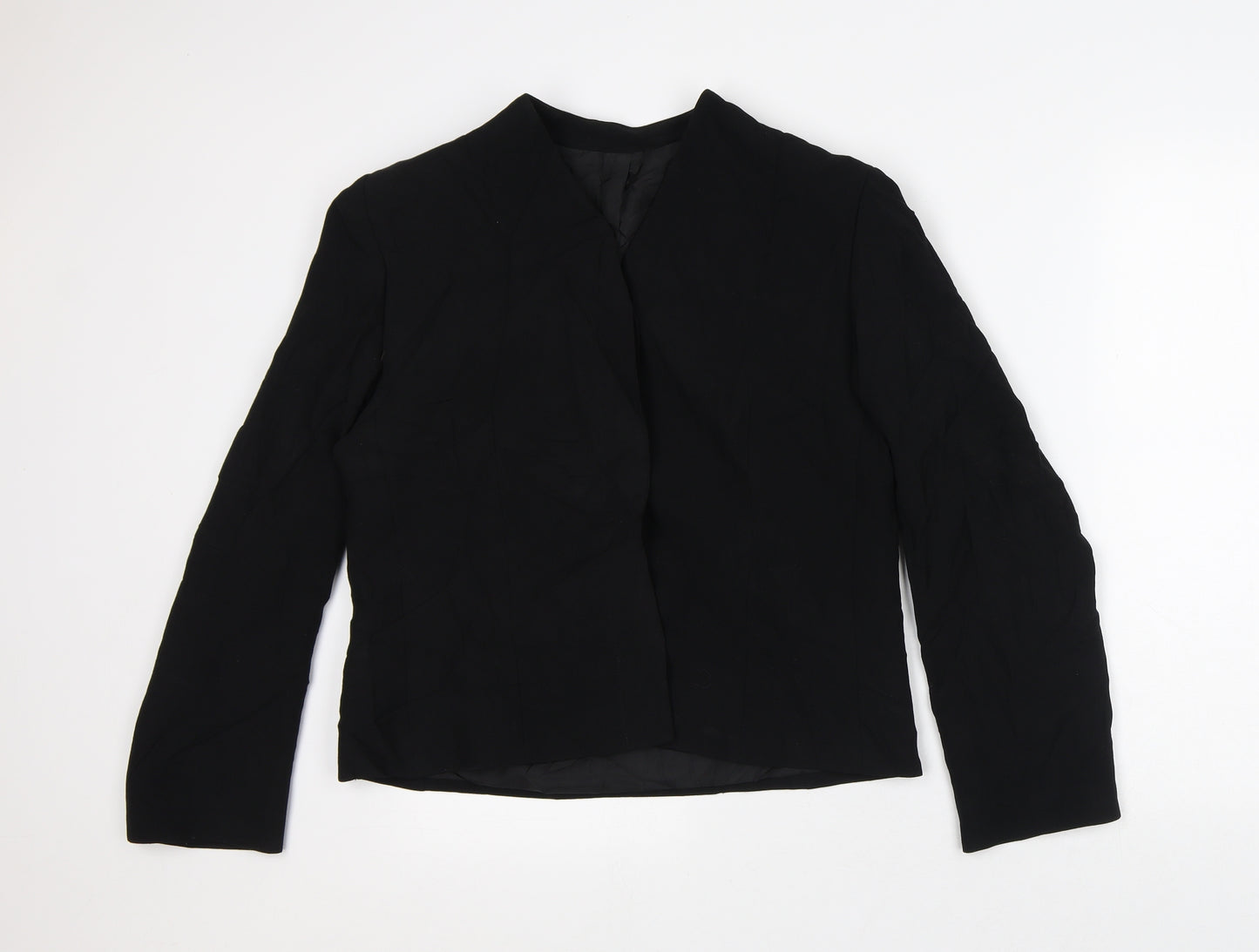 DCC Womens Black Jacket Blazer Size 14