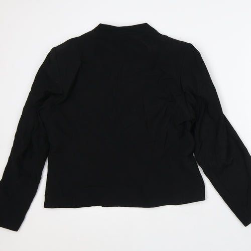 DCC Womens Black Jacket Blazer Size 14