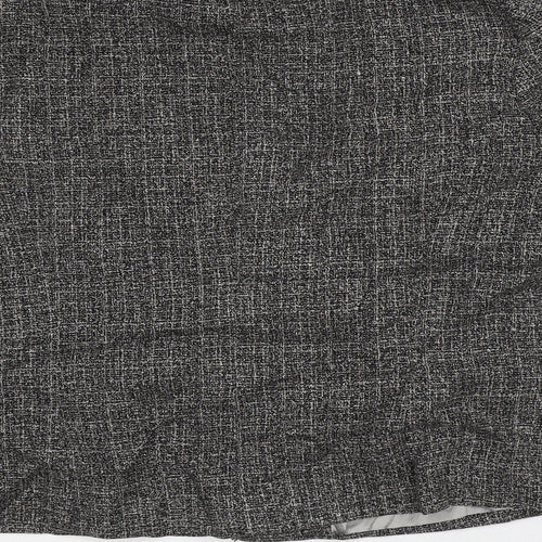 Principles Womens Grey Geometric Jacket Blazer Size 14