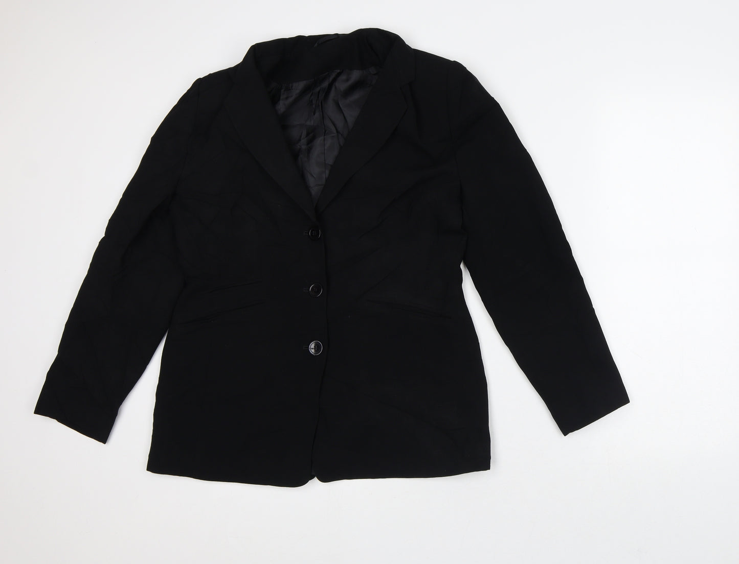 Principles Womens Black Jacket Blazer Size 12