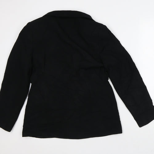 Principles Womens Black Jacket Blazer Size 12