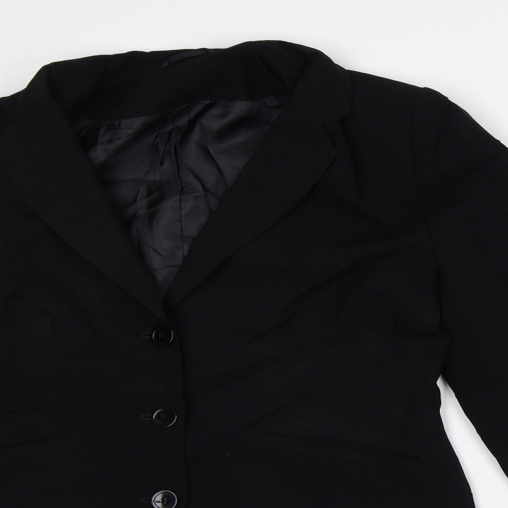 Principles Womens Black Jacket Blazer Size 12