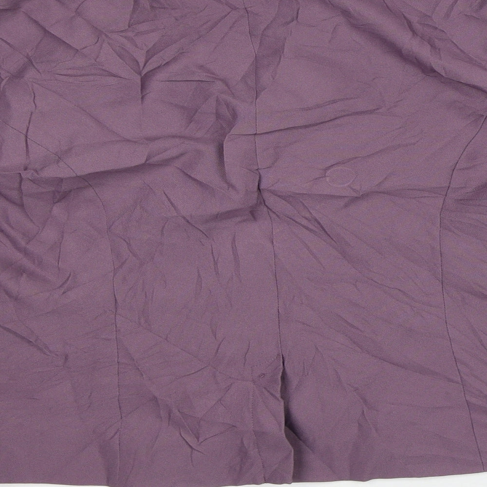 Slimma Womens Purple Jacket Blazer Size 16