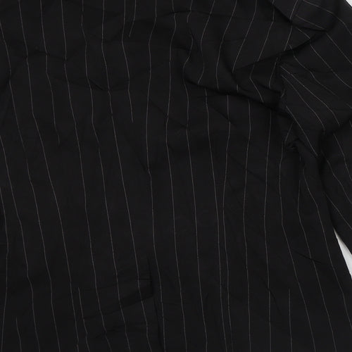 Atmosphere Womens Black Striped Jacket Blazer Size 16