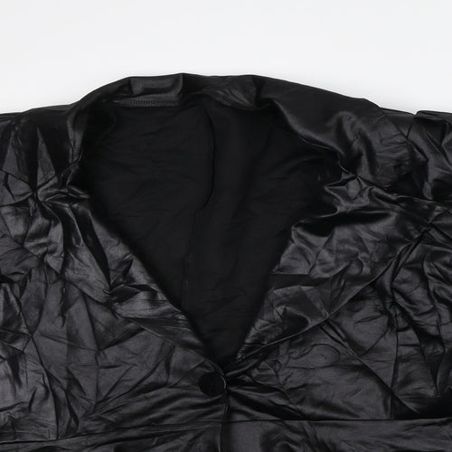 Preworn Womens Black Jacket Blazer Size L