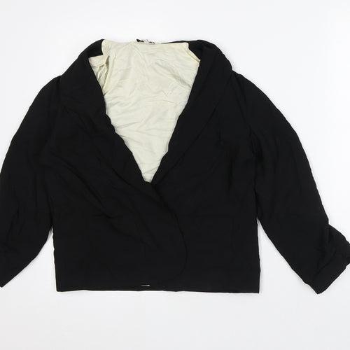 New Look Womens Black Jacket Blazer Size 12
