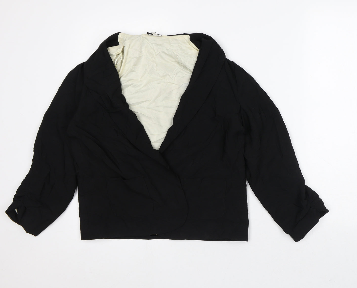 New Look Womens Black Jacket Blazer Size 12