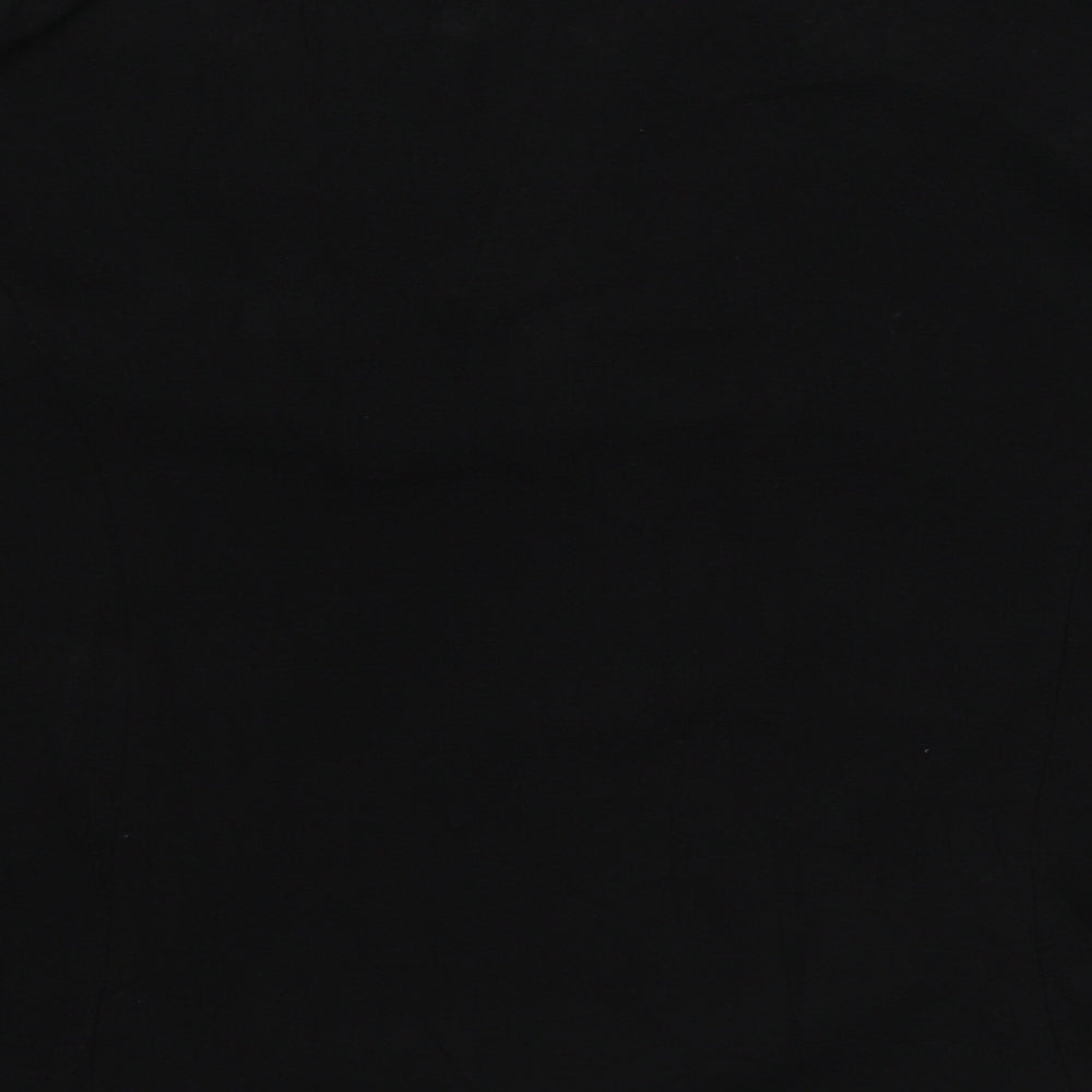 EWM Womens Black Striped Jacket Blazer Size 14