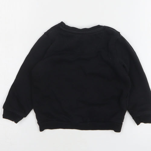 Primark Boys Black Camouflage Cotton Pullover Sweatshirt Size 2-3 Years