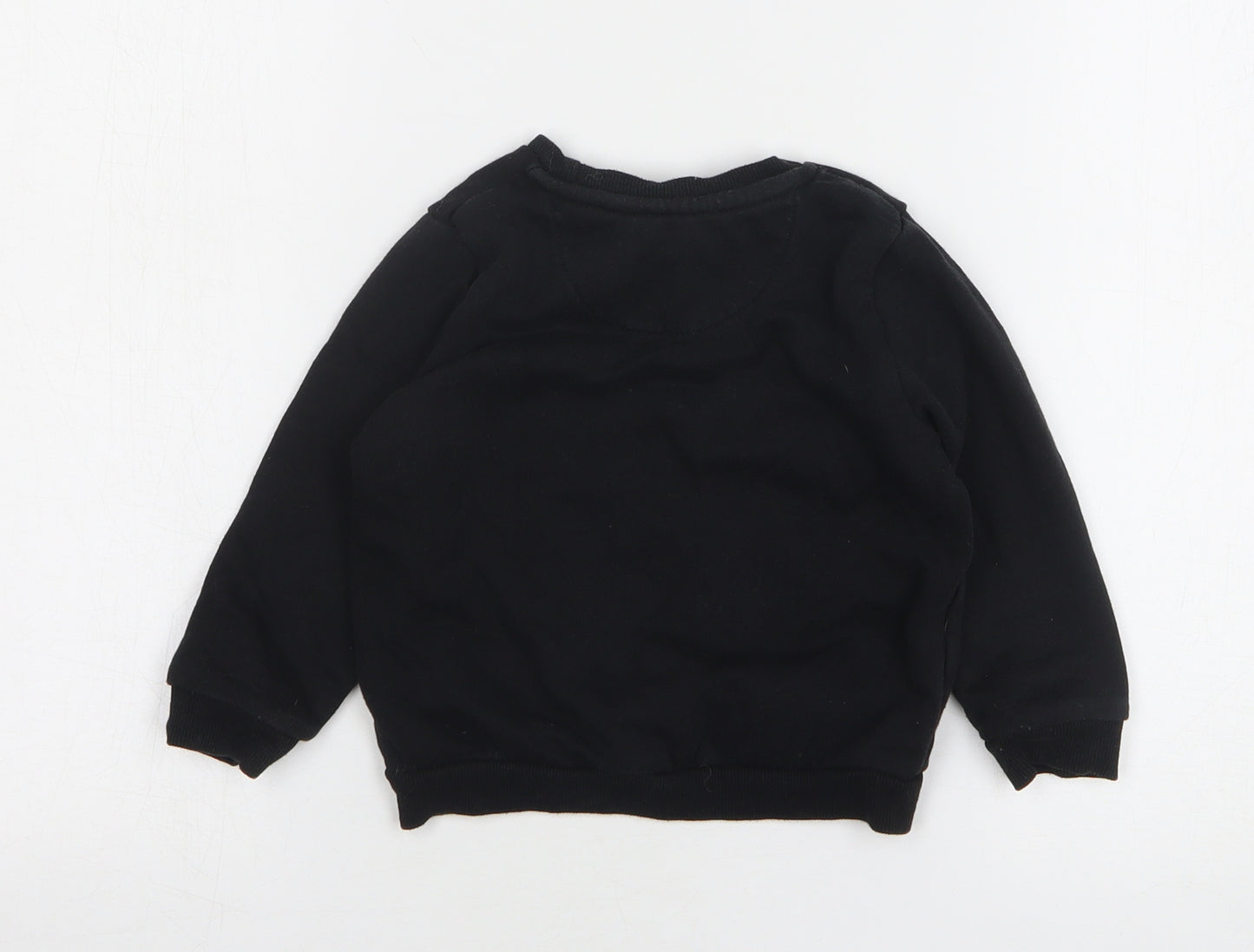 Primark Boys Black Camouflage Cotton Pullover Sweatshirt Size 2-3 Years